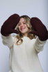 Snowflake-Lined Mitts